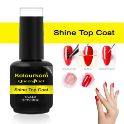 Shine Top Coat UV/LED Queen Gel KolourKom