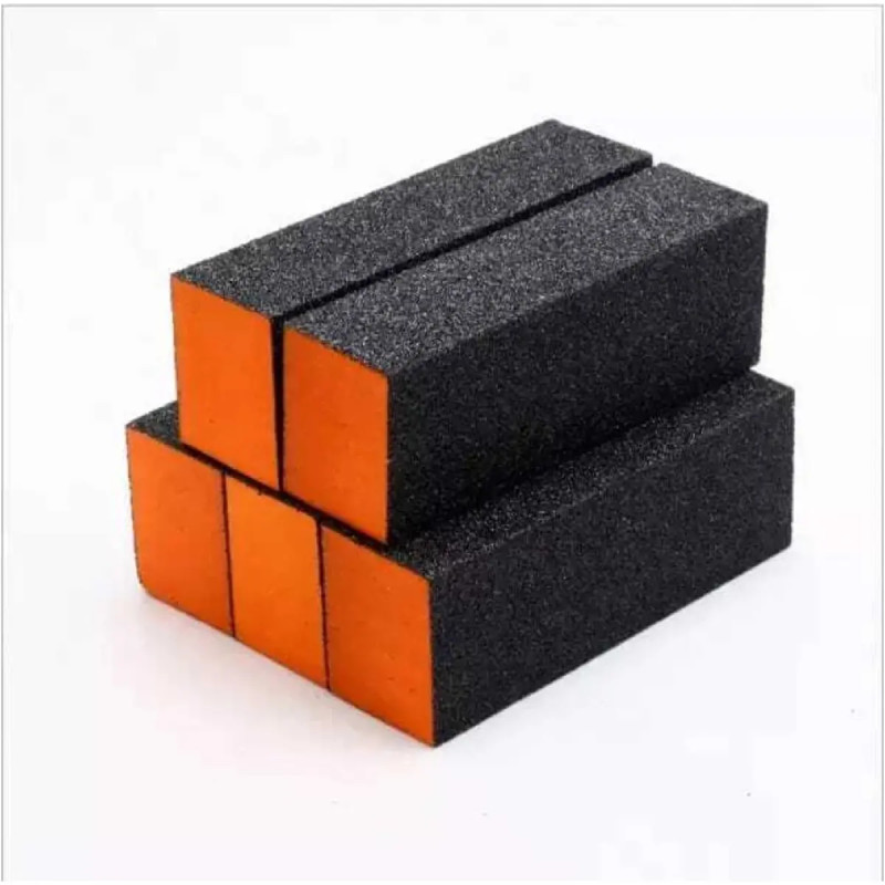 5pcs Block Buffer Orange Soft Buffer Nail Art Tool