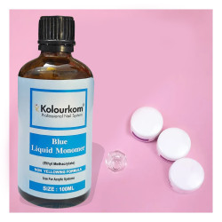 1 Plus 1 Free Blue Liquid Monomer For Acrylic Nails Kolour Kom