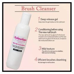 Brush Cleanser for nail and makeup Brush Cleaning Kolour kom