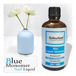 Medium Setting Blue Liquid Monomer For Acrylic Nails Kolour Kom